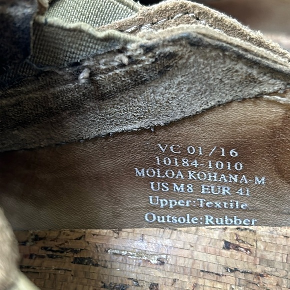 Olukai Moloa Kohana Casual Slip On Shoes Loafers Perforated Tan mens size 8 - Picture 4 of 10